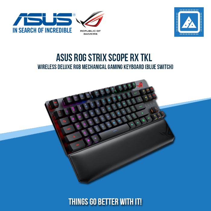 ASUS ROG STRIX SCOPE RX TKL WIRELESS DELUXE RGB MECHANICAL GAMING KEYBOARD ASUS ROG STRIX SCOPE RX TKL WIRELESS DELUXE RGB MECHANICAL GAMING KEYBOARD